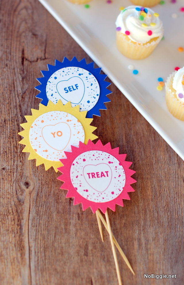 Treat-Yo-Self-cupcake-toppers-get-the-printable-on-NoBiggie.net_