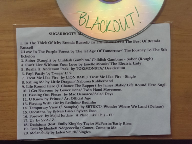 Playlist: Sugarbooty Blackout Mix