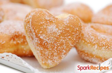 baked heart donuts