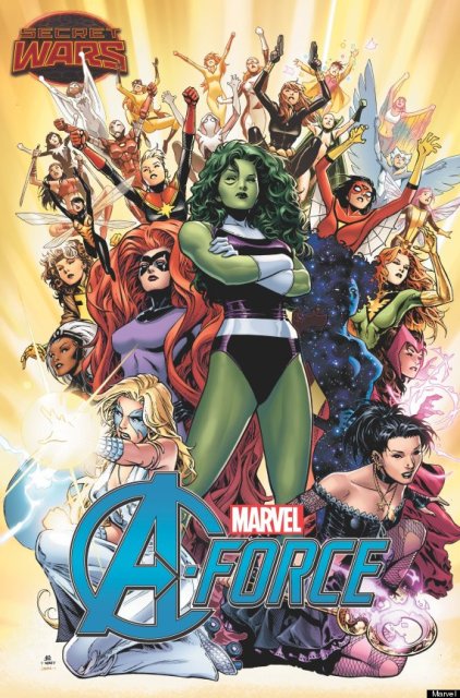 A-Force cover via Marvel