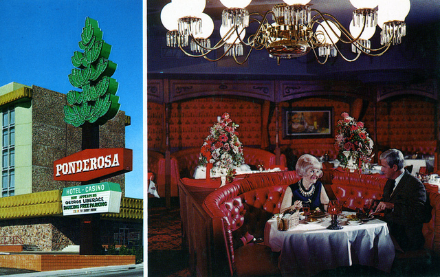 Ponderosa Restaurant in Las Vegas, 1968 via flickr