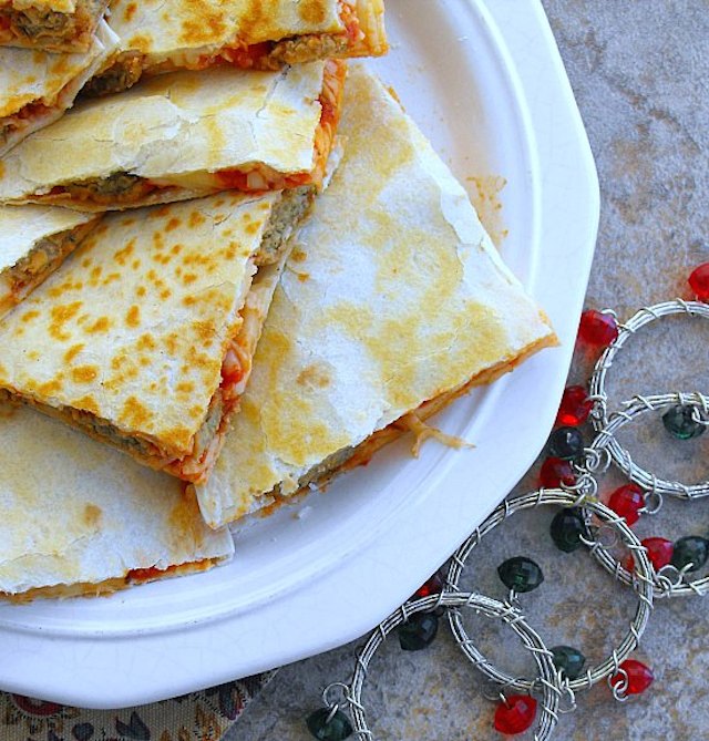 Meatball Quesadilla