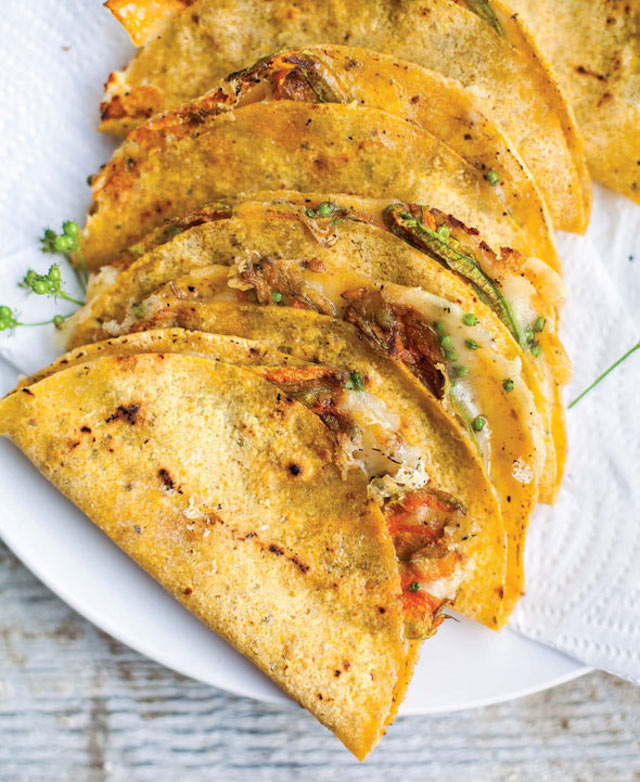 Squash Blossom Quesadilla