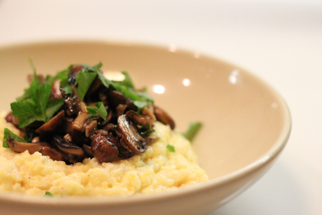 creamy-mascarpone-polenta-with-mushrooms