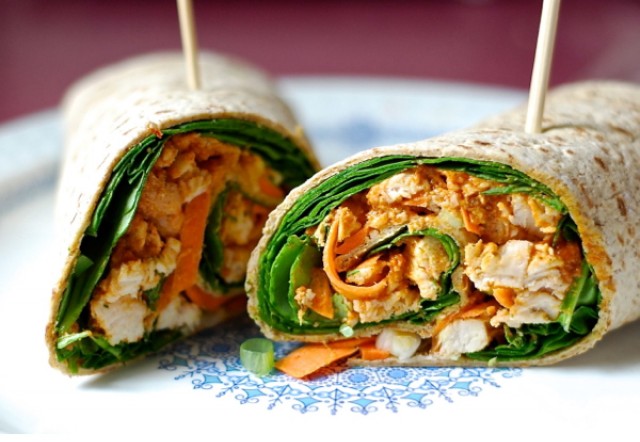 Great-Edibles-Recipes-Spicy-Peanut-Chicken-Wrap-Weedist-640x442