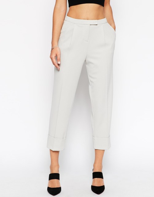 ASOS ankle grazer peg pant (http://us.asos.com/ASOS-Ankle-Grazer-Peg-Pant/15xqkl/?iid=5016369&cid=12911&Rf-200=16&sh=0&pge=0&pgesize=36&sort=-1&clr=Grey&totalstyles=2&gridsize=3&mporgp=L0FTT1MvQVNPUy1BbmtsZS1HcmF6ZXItUGVnLVRyb3VzZXIvUHJvZC8.) 