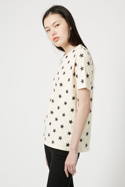 %Topshop Glitter Star Tee