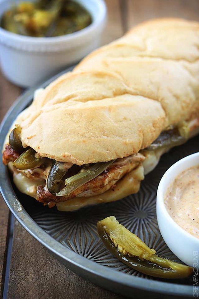 Fiery Jalapeño Chicken Melts with Spicy Mayo