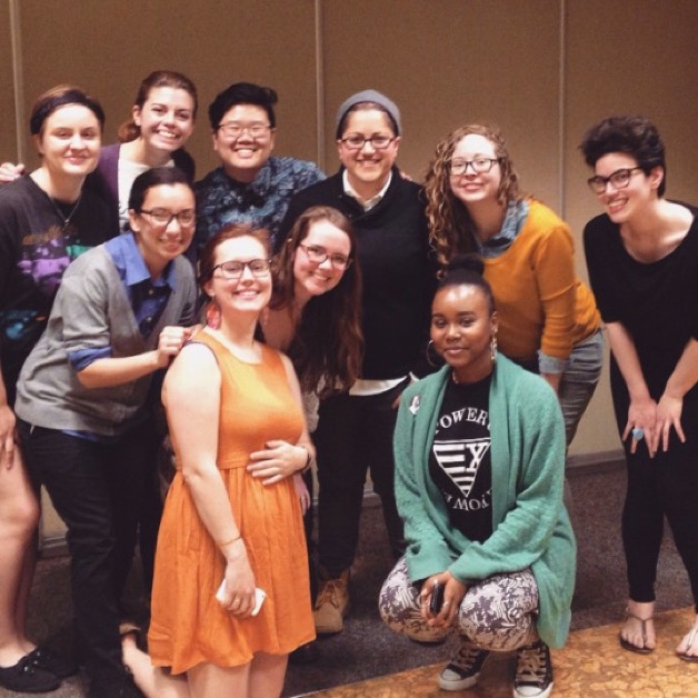 Image courtesy of UW-M student Nicole! This is when I learned what a "sorority squat" is.