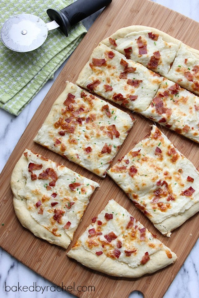 Loaded Mashed Potato Pizza