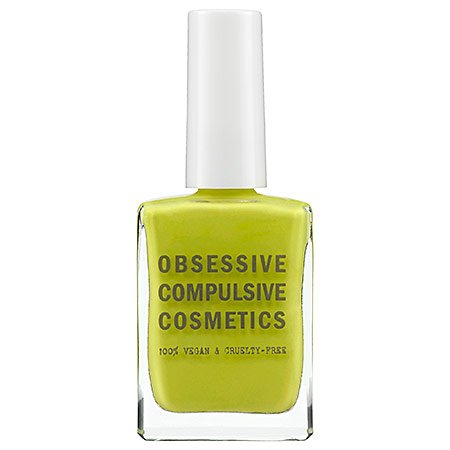 OCC Nail Polish (http://www.amazon.com/Obsessive-Compulsive-Cosmetics-Lacquer-Wasabi/dp/B007RHY2T4/ref=sr_1_21?s=beauty&ie=UTF8&qid=1432534130&sr=1-21&keywords=obsessive+compulsive+cosmetics)