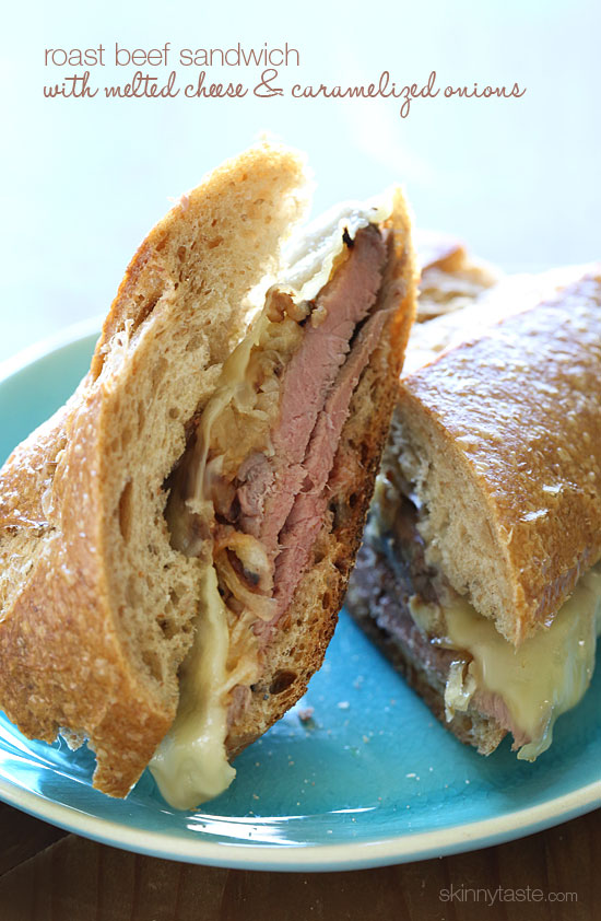 roast-beef-sandwich-with-melted-cheese-&-caramelized-onions