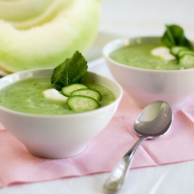 Honeydew Cucumber Soup