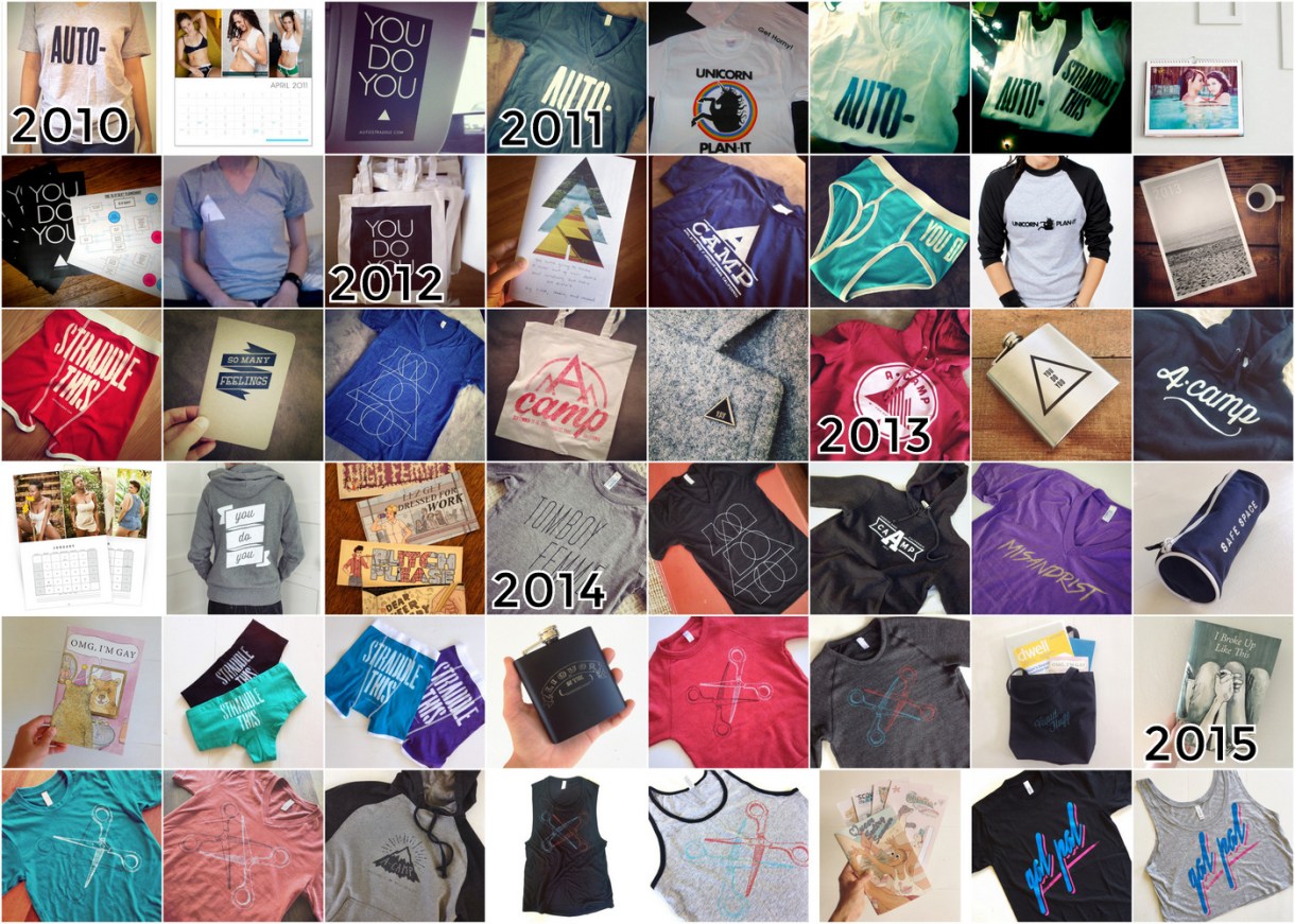 FIVE YEARS OF MERCHANDISE