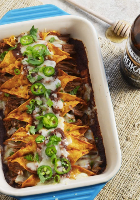 Chipotle-Honey-Stout-Enchiladas