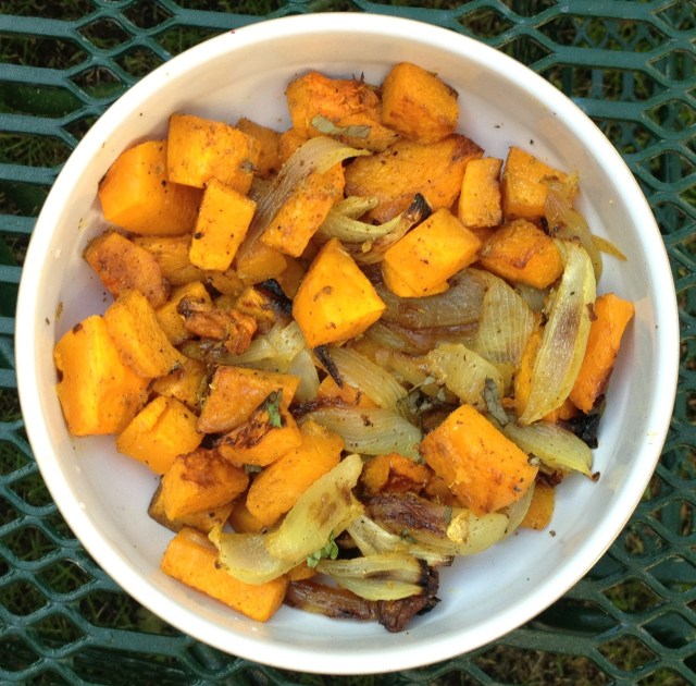 Moroccan Spiced Roasted Butternut Squash With Caramelized Onions