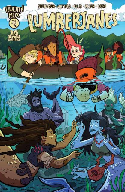 Lumberjanes #16 cover by Brooke A. Allen