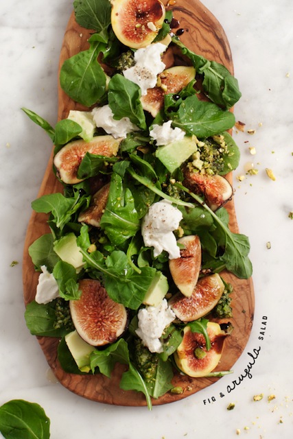 fig-arugula-pistachio-pesto-salad