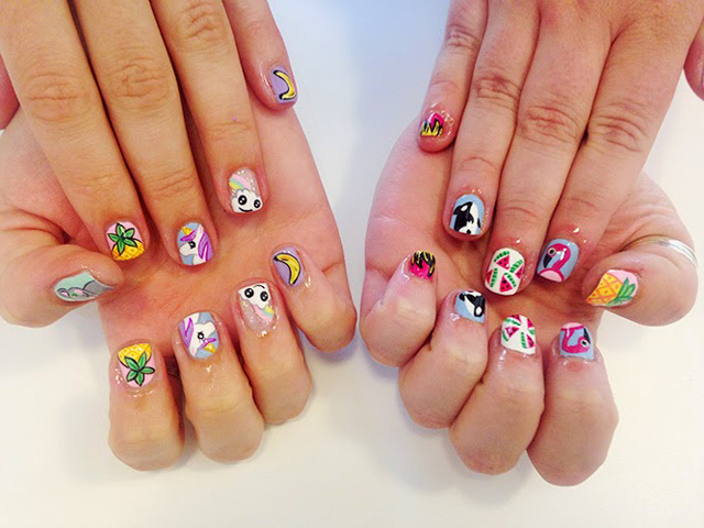 Think of your nails as a potential canvas. Now STOP EATING THE CANVAS. via iwanttobeher.com