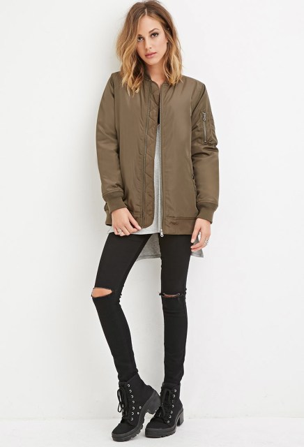 %Classic Bomber Jacket