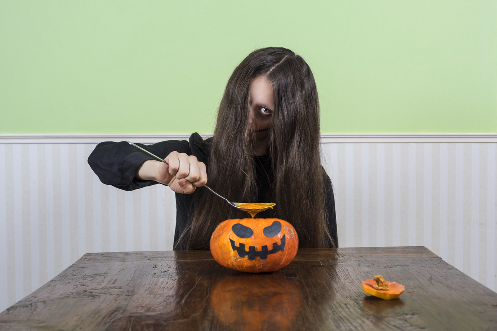 "Do you mean there's something more even more exciting than this pumpkin soup? Guys, pumpkin soup is my fave though." 