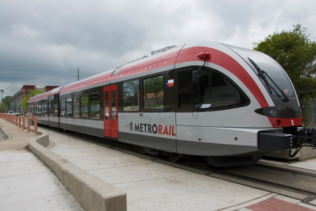 Austin's new commuter rail is testing tracks and crossing guards around Saltillo Station