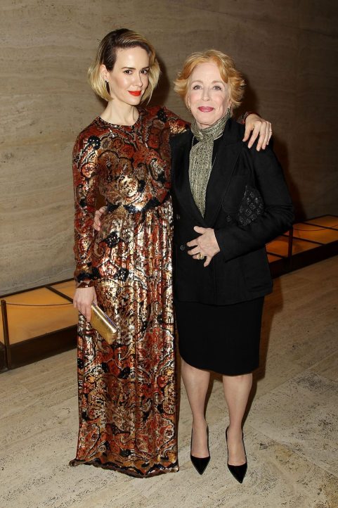 Sarah Paulson and Holland Taylor at the premiere for "Carol"