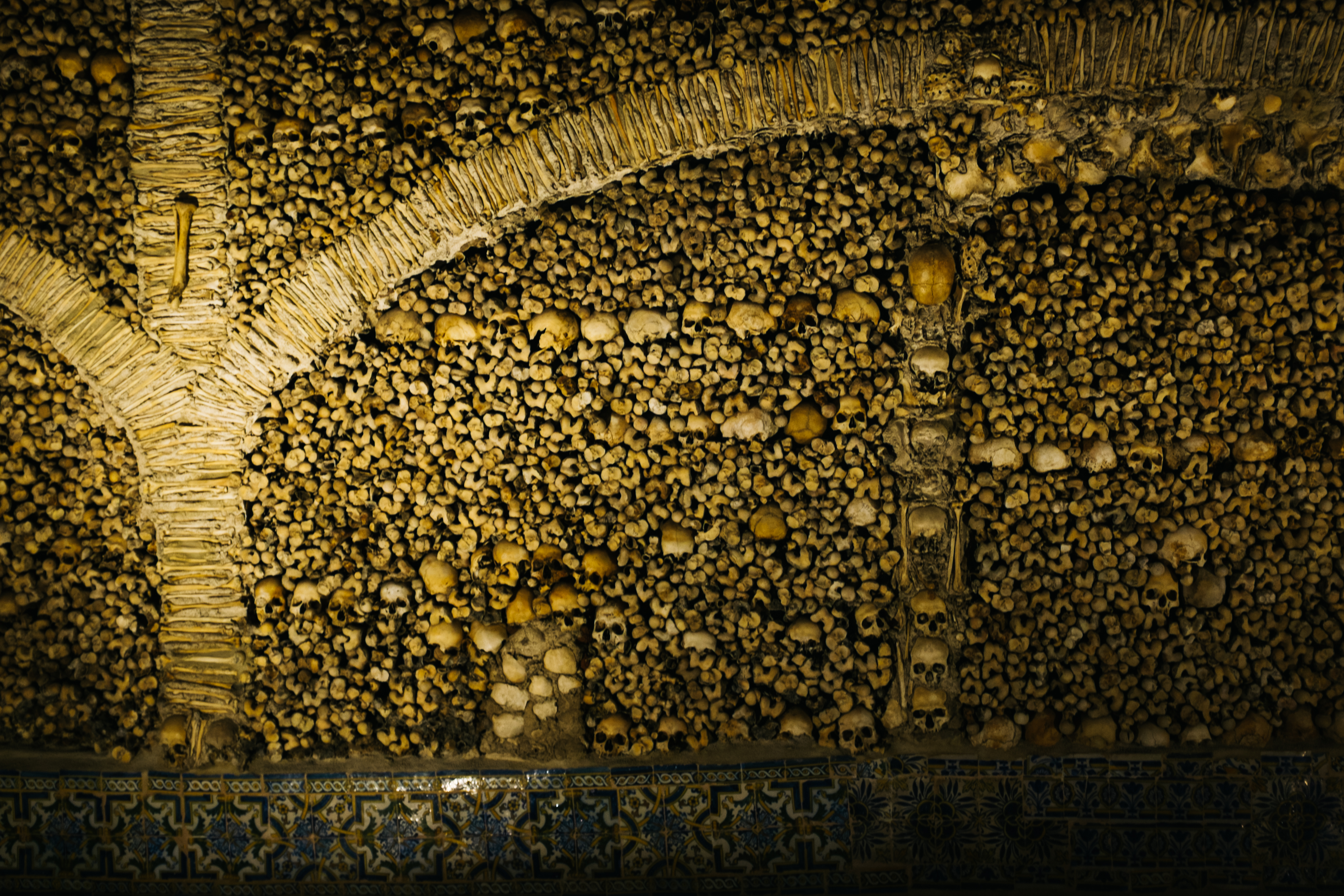 Inside the Chapel of Bones