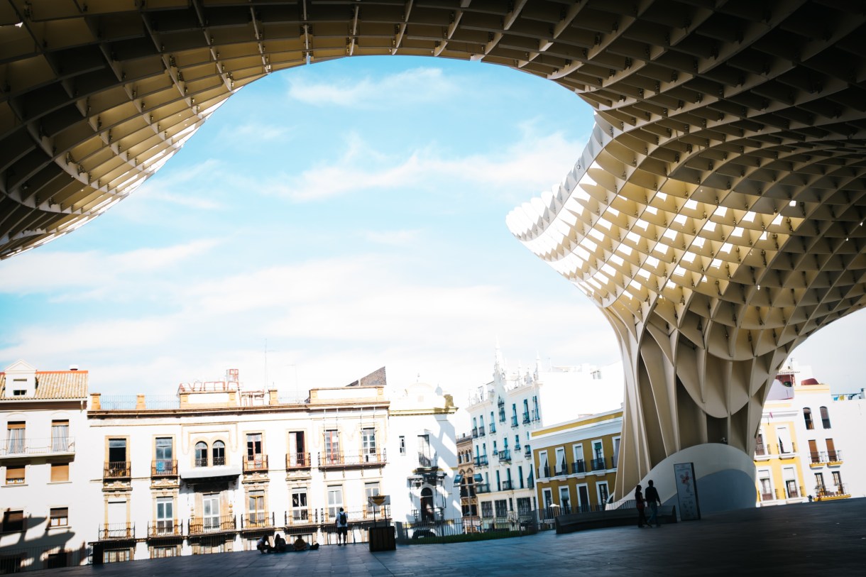 Metropol Parasol, a new structure you can walk along and view the city