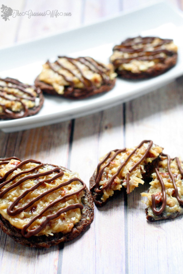 German Chocolate Cake Cookies