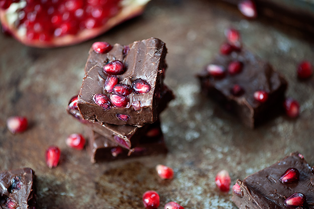 Pomegranate Fudge.