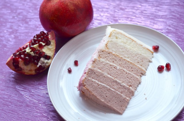 Pomegranate Ombré Cake