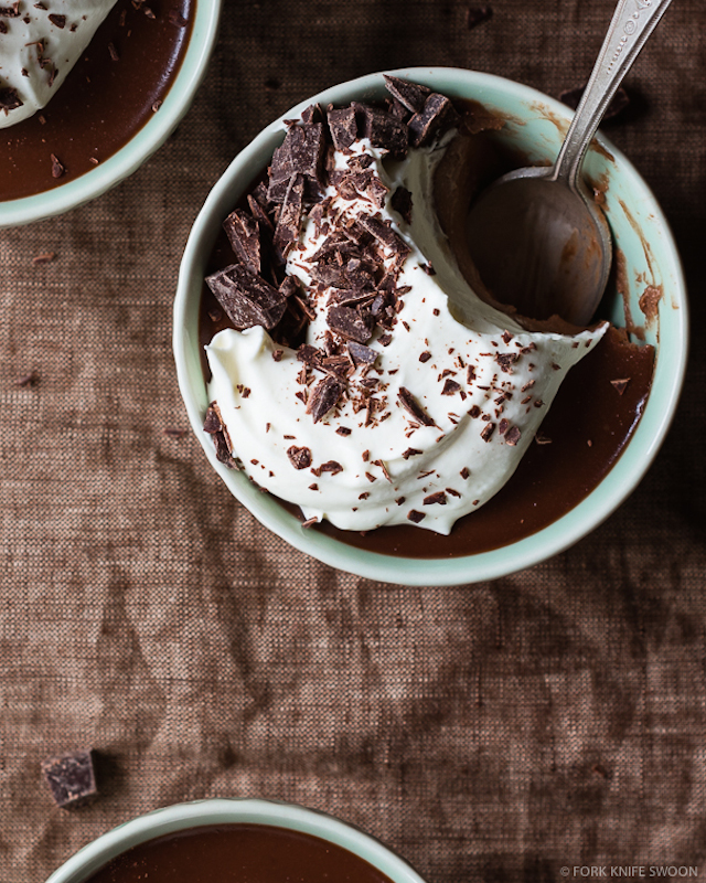 Dark Chocolate Espresso Panna Cotta