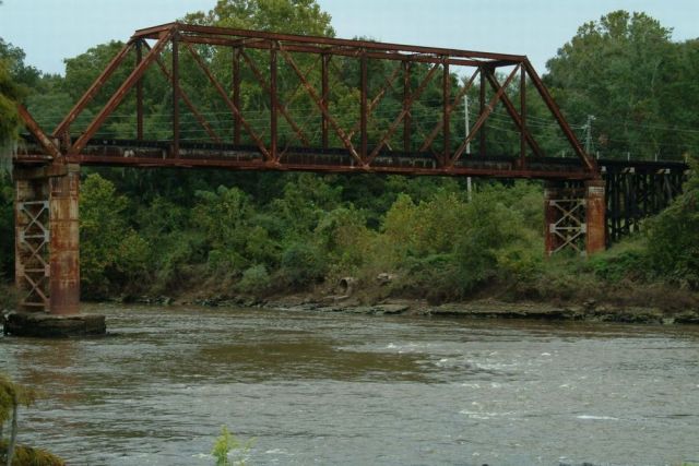 A bridge over the Flint River. Via Shutterstock.