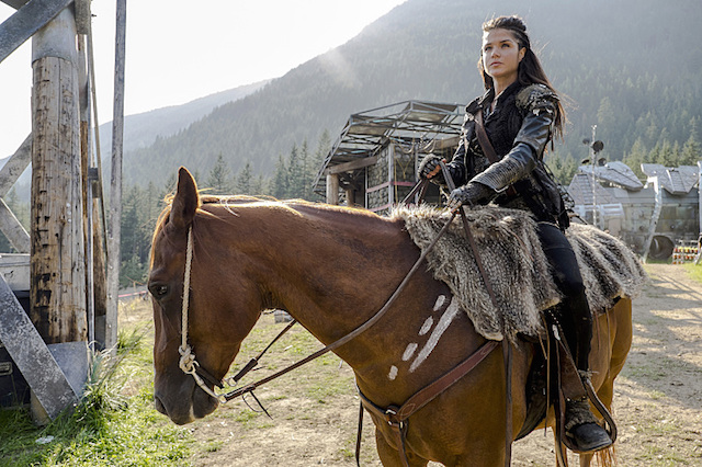 The 100 -- "Wanheda: Part One" -- Image HU301D_0036 -- Pictured: Marie Avgeropoulos as Octavia -- Credit: Cate Cameron/The CW -- ÃÂ© 2015 The CW Network, LLC. All Rights Reserved