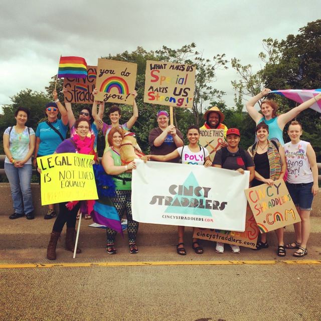 Cincy 'straddlers at Pride 