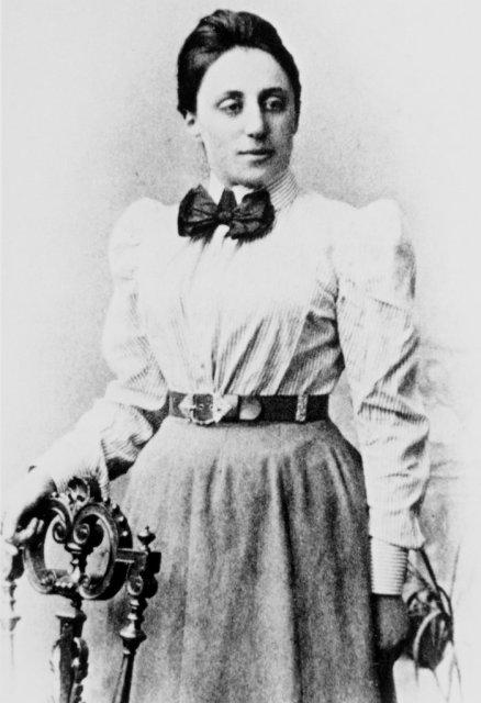 Emmy Noether (1882 -1935). Photo via New York Times, SPL/Photo Researchers.