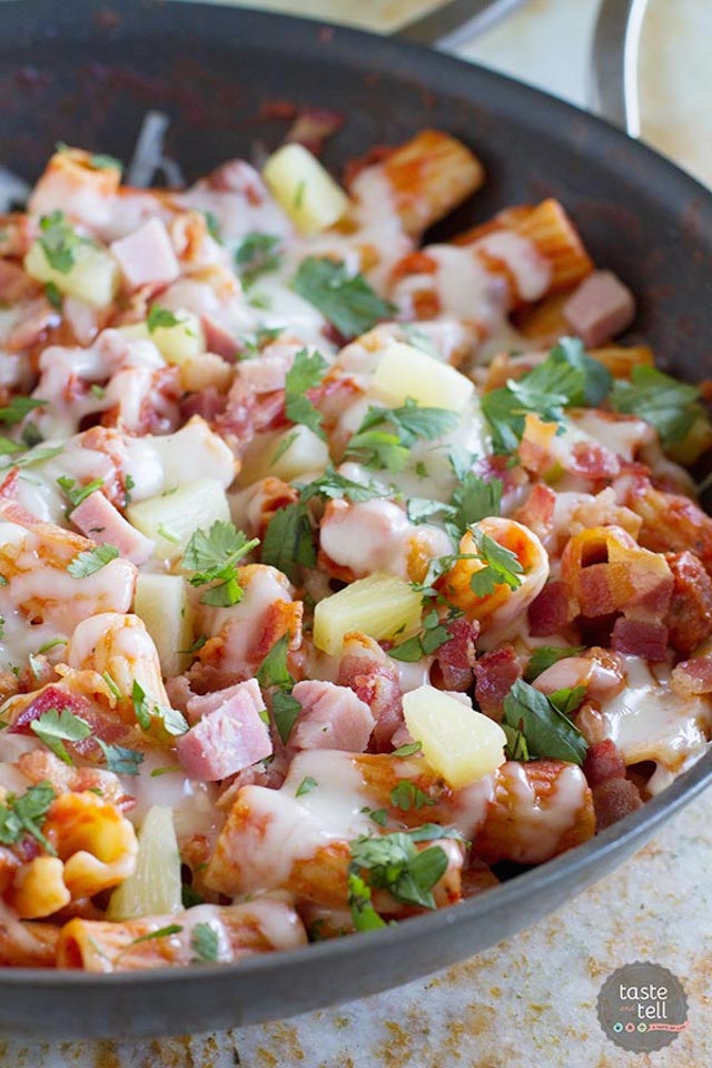 Hawaiian One Pan Pasta