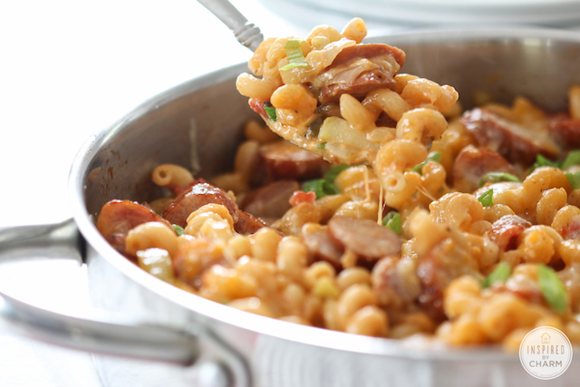 One Pan Chicken Apple Sausage Pasta