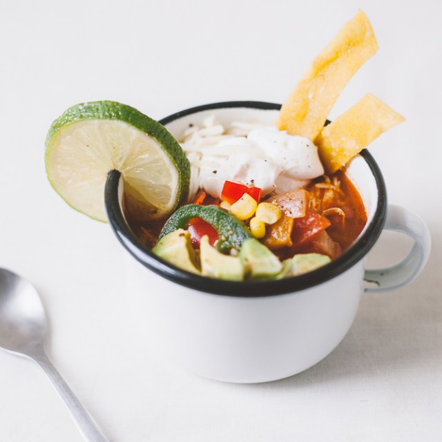 Single Serving Tortilla Soup