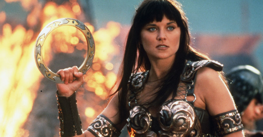 Lucy Lawless as Xena the Warrior Princess