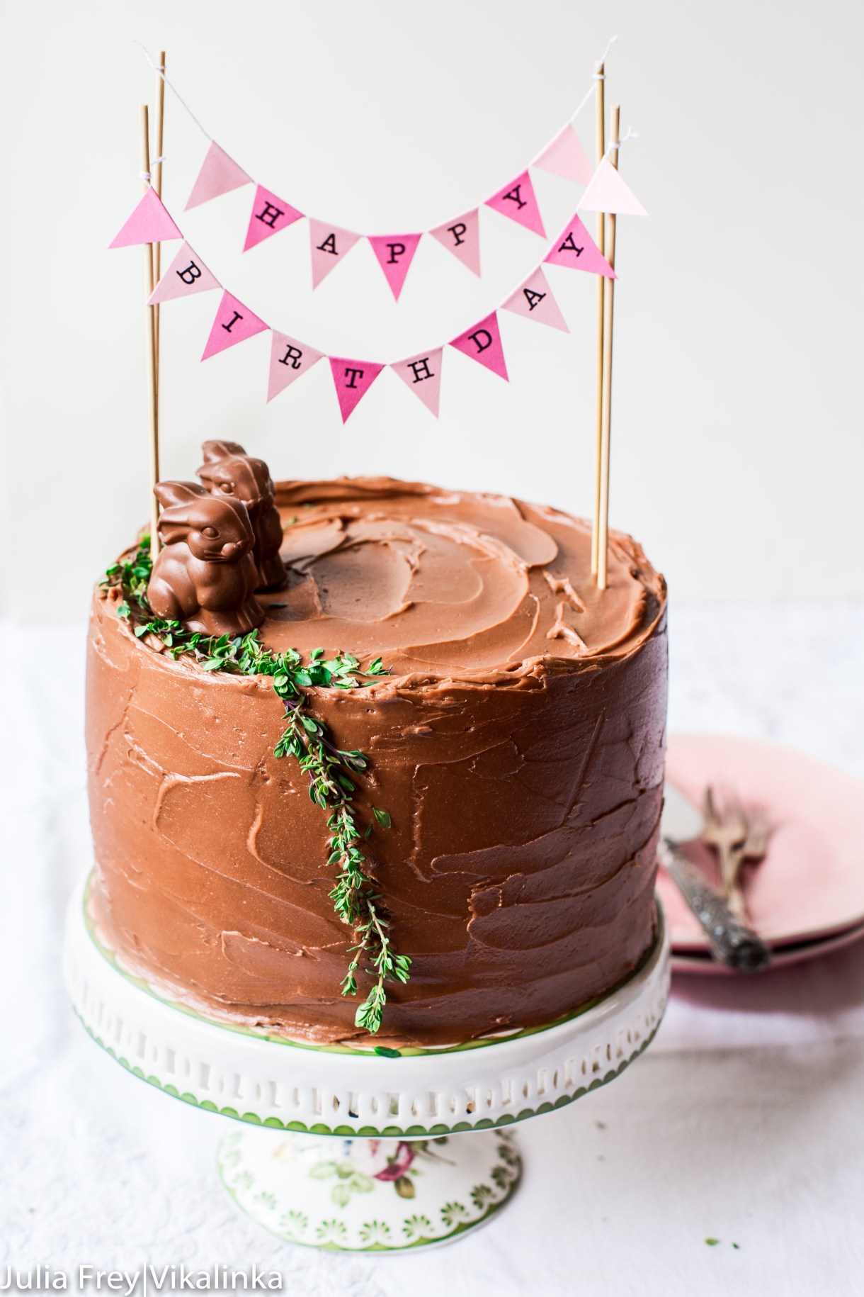 Malted Chocolate Cake