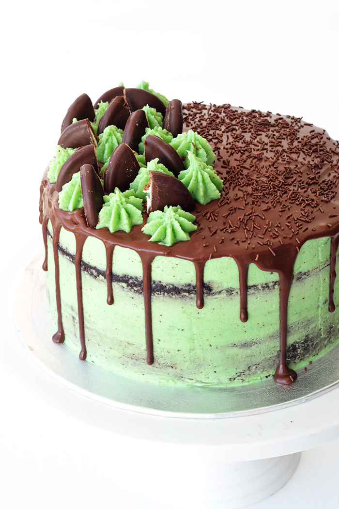 Mint Chocolate Layer Cake