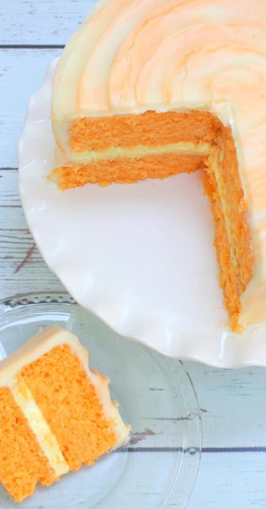 Orange Dreamsicle Cake