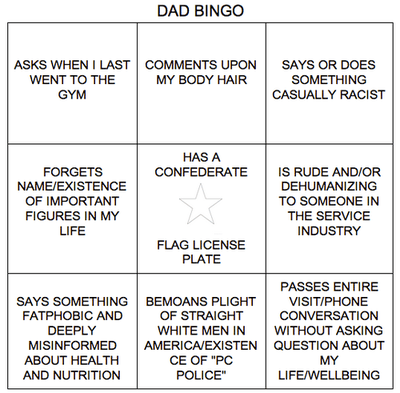 via Team Pick: “Dad Bingo,