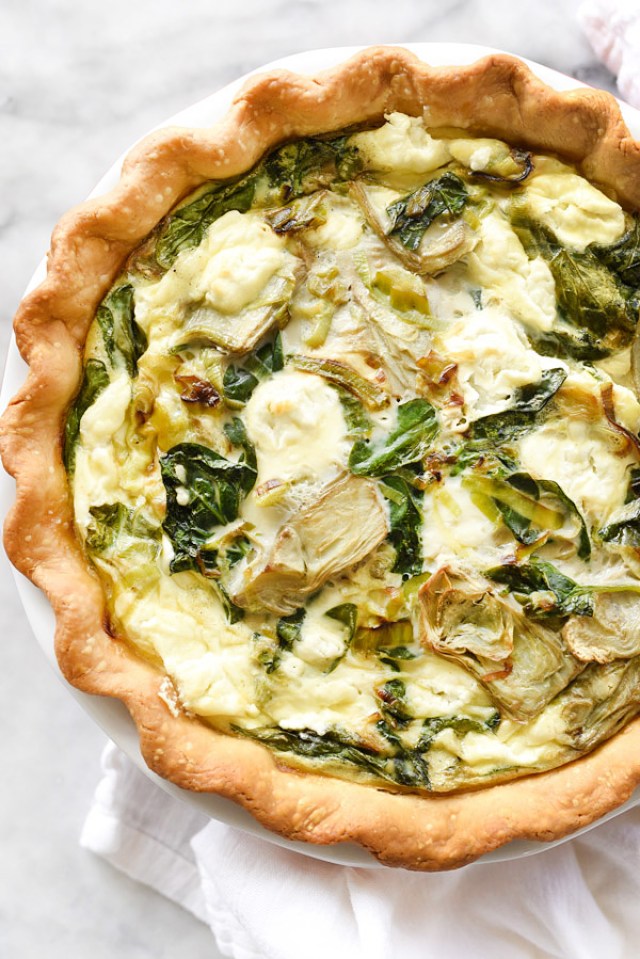 artichoke-spinach-and-goat-cheese-quiche-foodiecrush-com-037