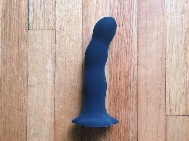 A black Bouncer dildo