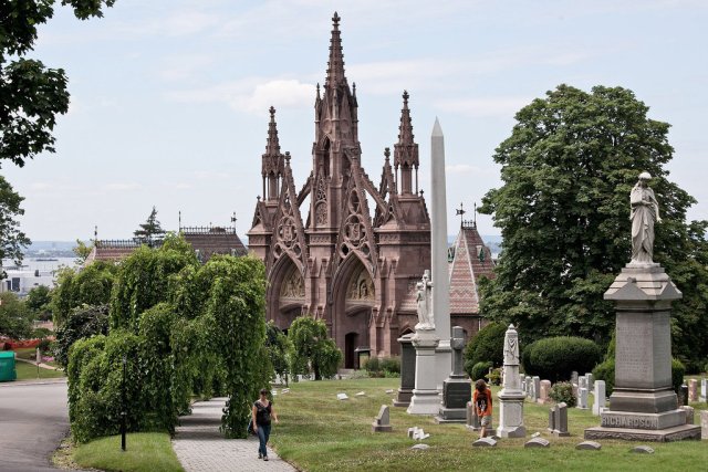 Green-wood cemetery via NYTimes.