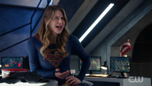 Kara looks highly offended