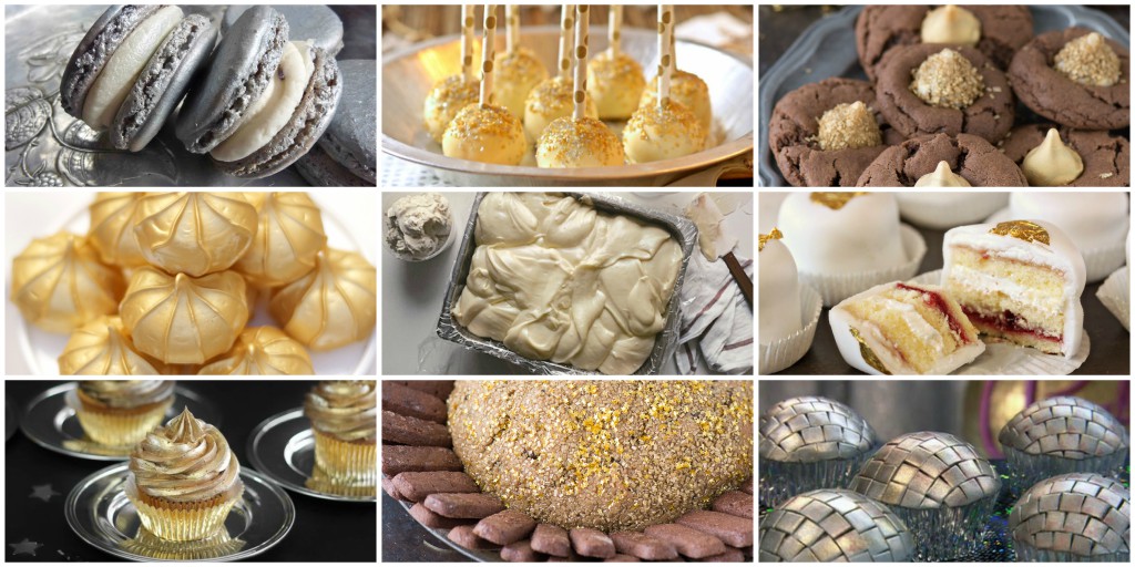 15 Silver and Gold Dessert Recipes to Make Your New Year Bright